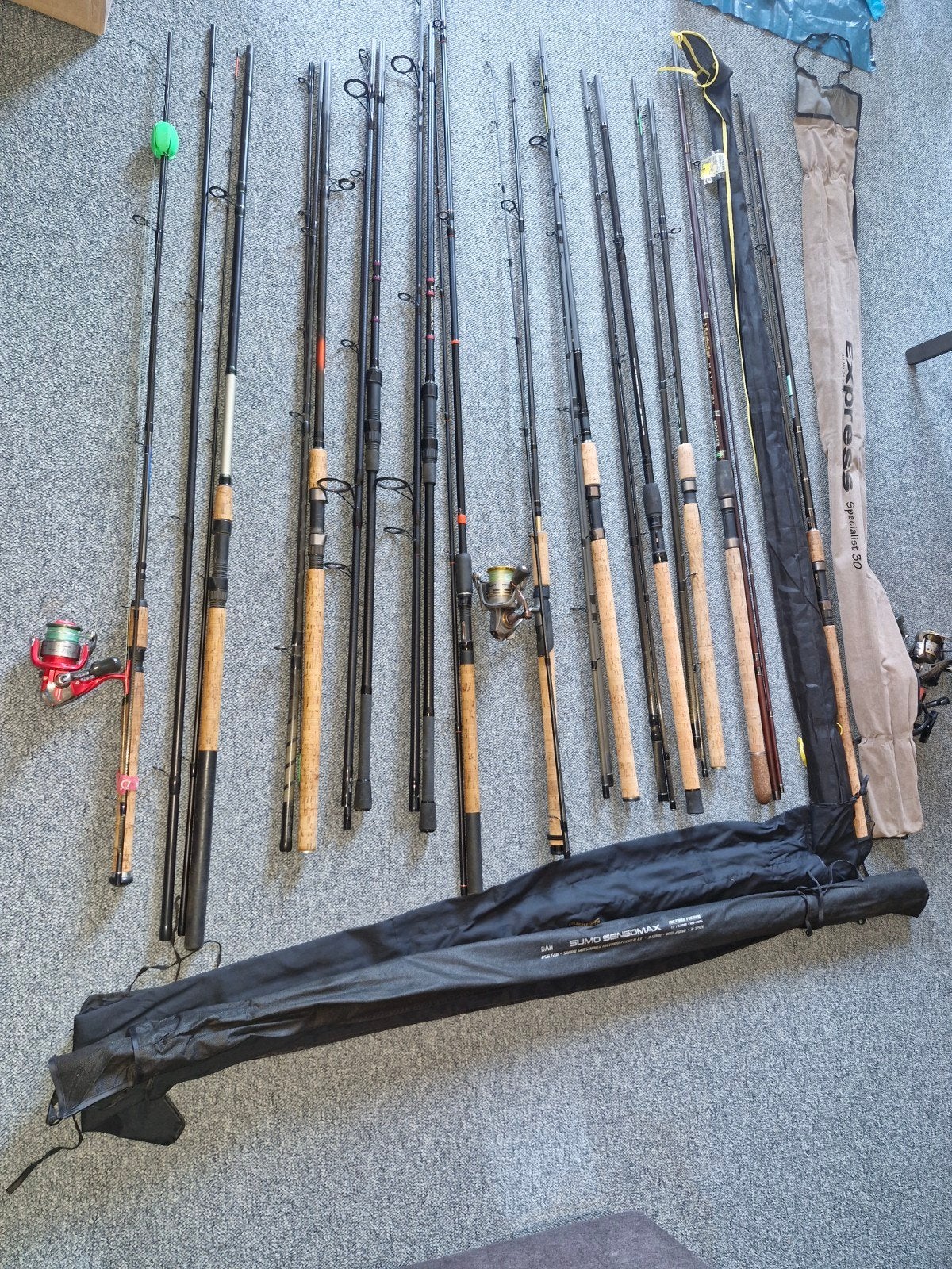 Te koop: Complete hengelset – Shimano, Dragon, Delphin, Fren, Ophalen