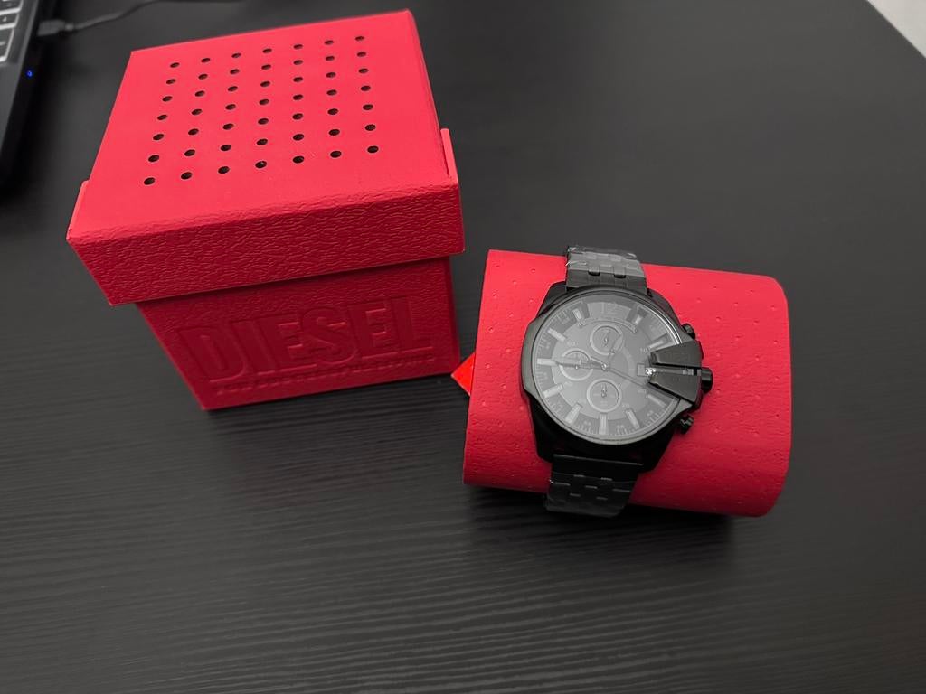 * NIEUW* Diesel DZ4617, Handtassen en Accessoires, Horloges | Heren, Staal, Staal, Polshorloge, Nieuw