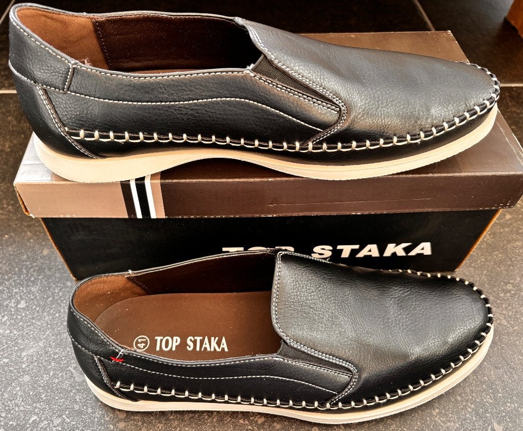 moccasins zwart maat 41, Vêtements | Hommes, Neuf, Espadrilles et Mocassins, Enlèvement, Noir