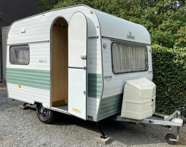 Coole retro Chateau 320, ruime tent, luifel, <750kg, Particulier