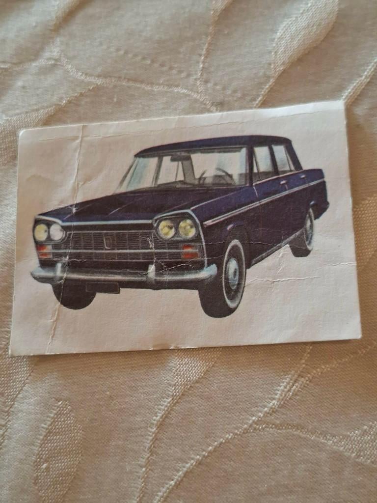 Prentje/Chromo : Fiat 2300 / Chocolade Jacques, Enlèvement ou Envoi, Gravure, Utilisé, Autres sujets/thèmes