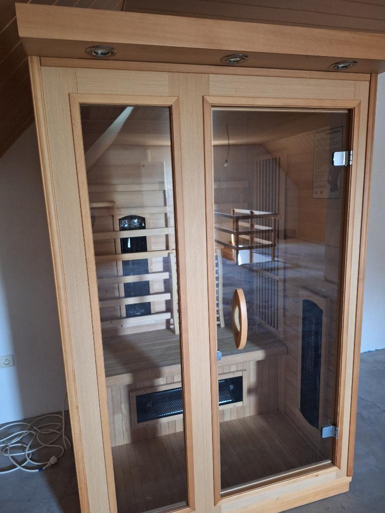 Sauna infrarood merk Super Sauna, Sport en Fitness, Sauna, Ophalen, Zo goed als nieuw, Infrarood, Complete sauna