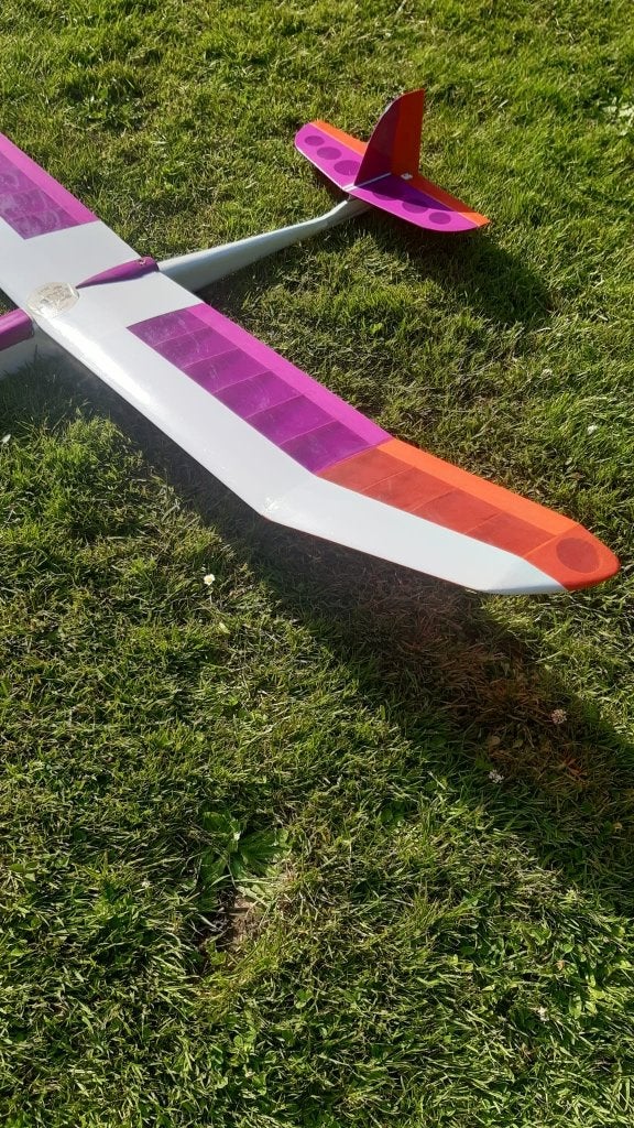 RC zwever 1m30 (balsa), Hobby en Vrije tijd, Ophalen, Gebruikt