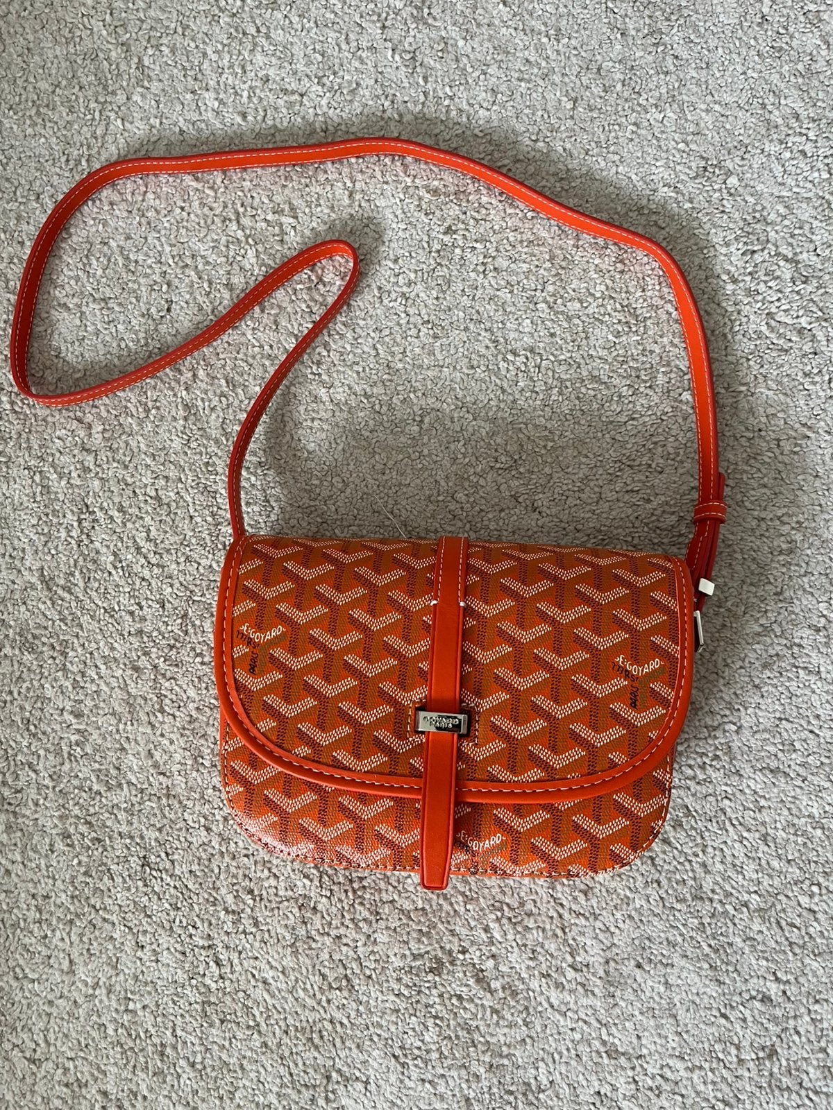 Oranje goyard tas, Ophalen of Verzenden, Zo goed als nieuw, Oranje