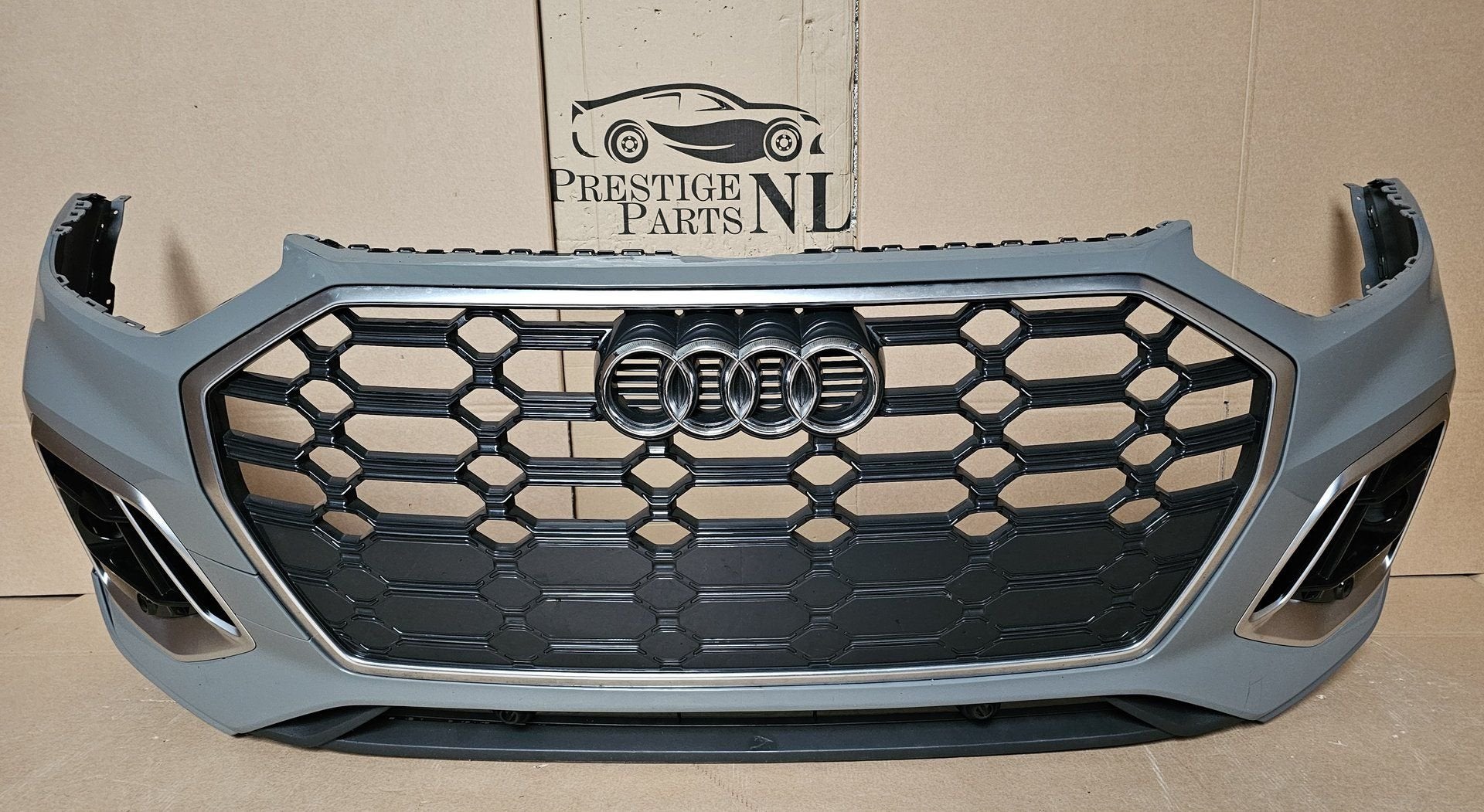 Voorbumper Audi Q5 80A Facelift S-Line Origineel Bumper PDC, -, Origine de la pièce connue, Utilisé, -