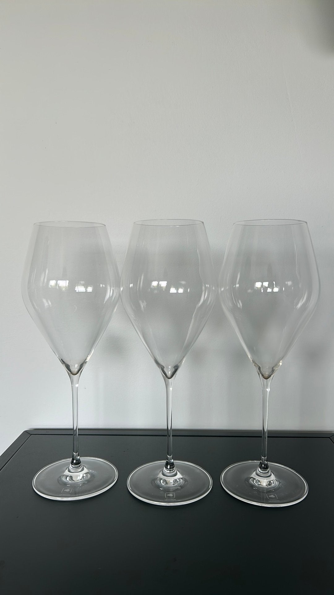 Leonardo (Rode) wijnglazen - 3 stuks, Verzamelen, Glas en Drinkglazen, Ophalen of Verzenden, Gebruikt, Overige typen