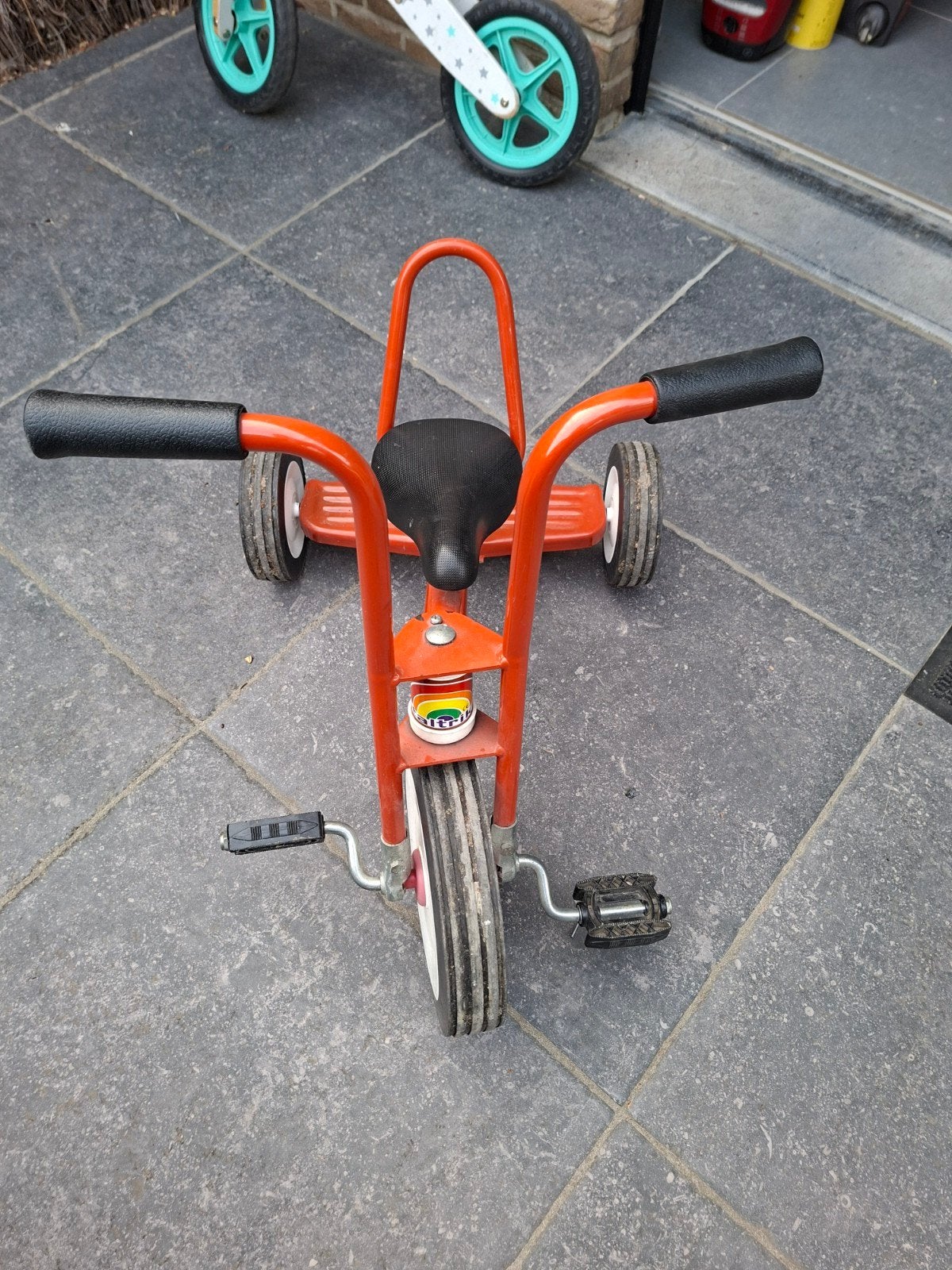 italtrike driewieler rood, Ophalen