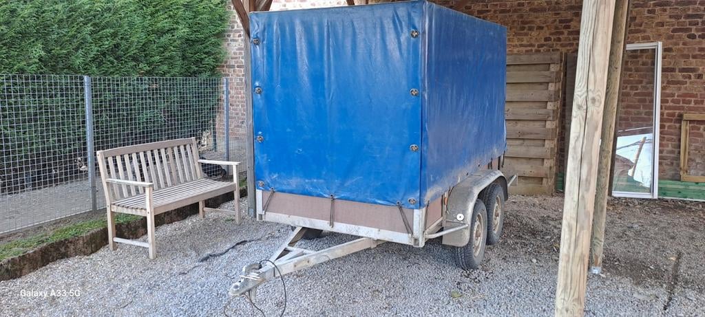 Remorque bâchée 750kg (bâche ce démonte), Auto diversen, Aanhangers en Bagagewagens, Ophalen