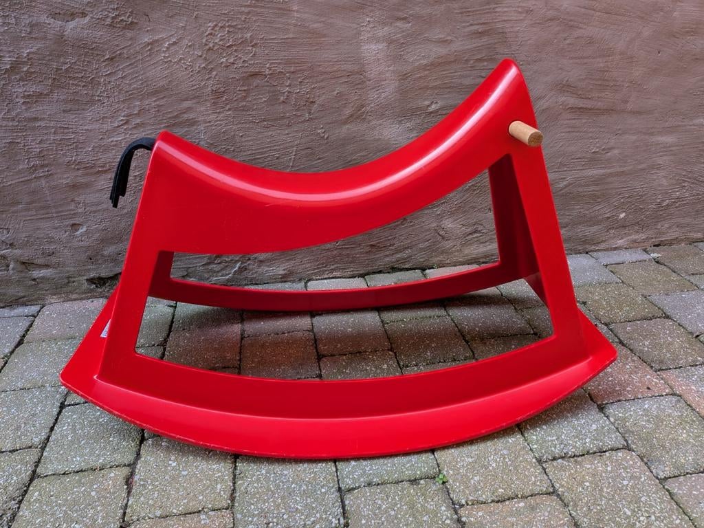 Design klassieker en schommelpaard, Kinderen en Baby's, Speelgoed | Buiten | Sleeën, Gebruikt, Kunststof, Ophalen