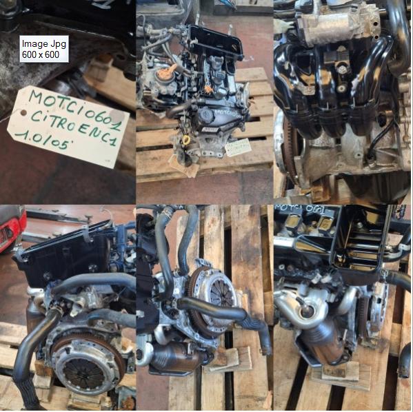 MOTEUR CITROEN  C1 1.0ESS/50KW/05', Enlèvement, Révisé