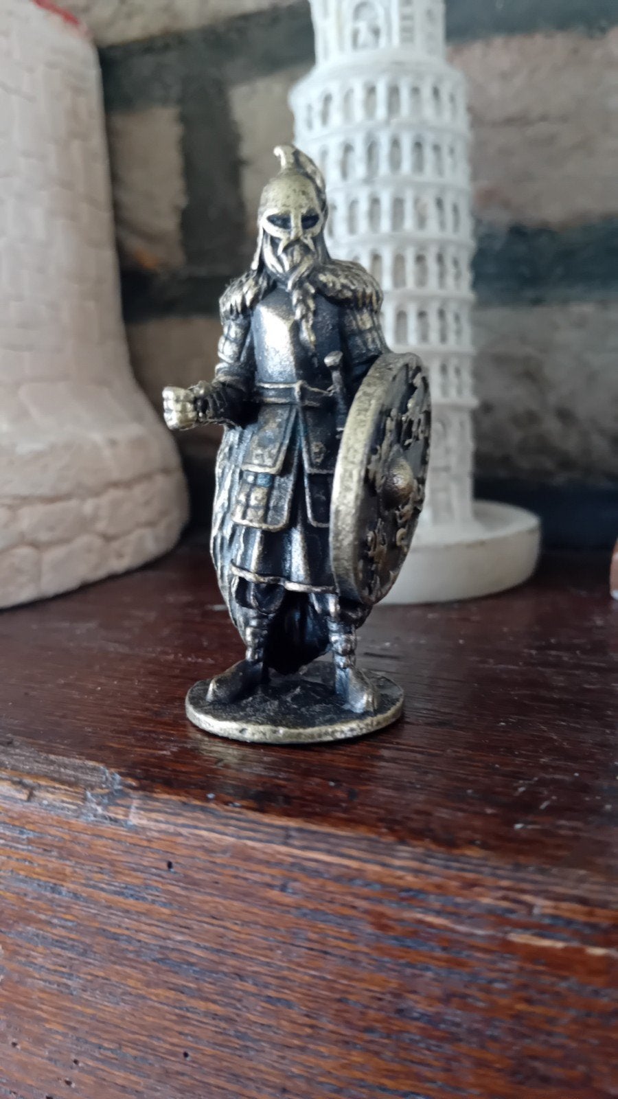 Metalen krijgsman 6cm metaal., Ophalen of Verzenden