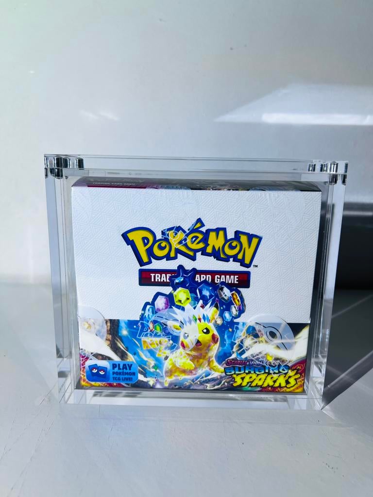 Acryl display cases Pokémon ETB en boosterbox, Hobby en Vrije tijd, Ophalen, Nieuw, Sleeves of Kaarthoesjes, Foil