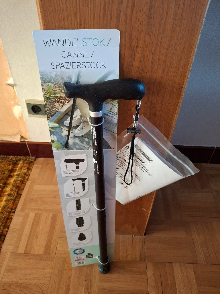 Wandelstok, Ophalen