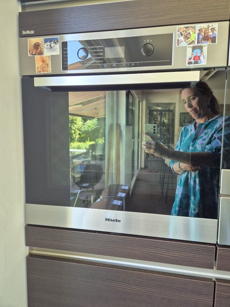 Miele hete lucht oven 60cm inbouw, Ophalen, Gebruikt, Oven, Hete lucht