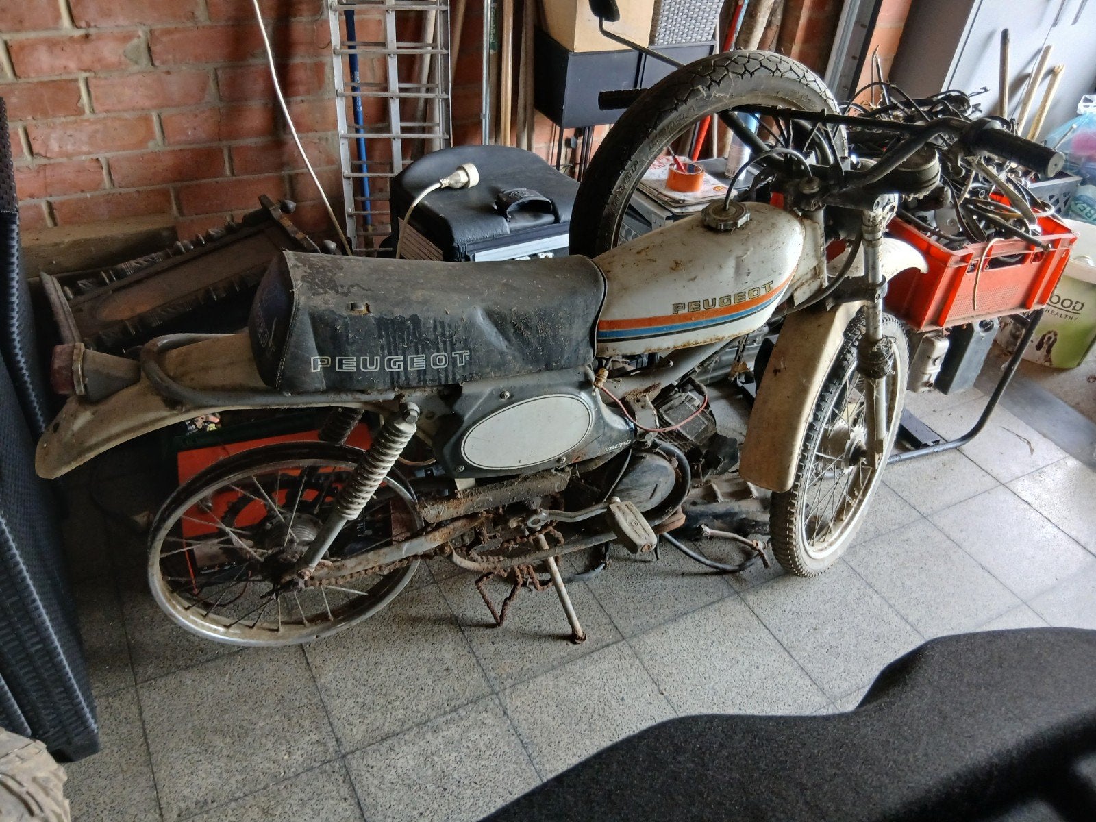 Peugeot TSE (enduro) late jaren 70, Enlèvement