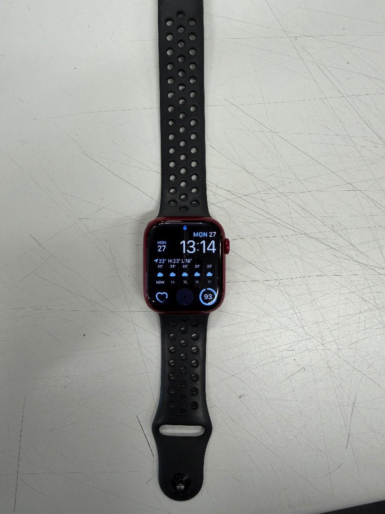 Apple Watch Serie 7 RED, Handtassen en Accessoires, Smartwatches, Gebruikt, Apple Watch, IOS, Ophalen of Verzenden