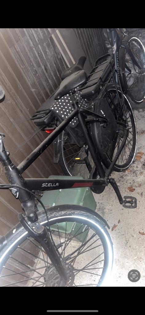 Electrische fiets Stella, Gebruikt, 50 km per accu of meer, 55 tot 59 cm, Ophalen
