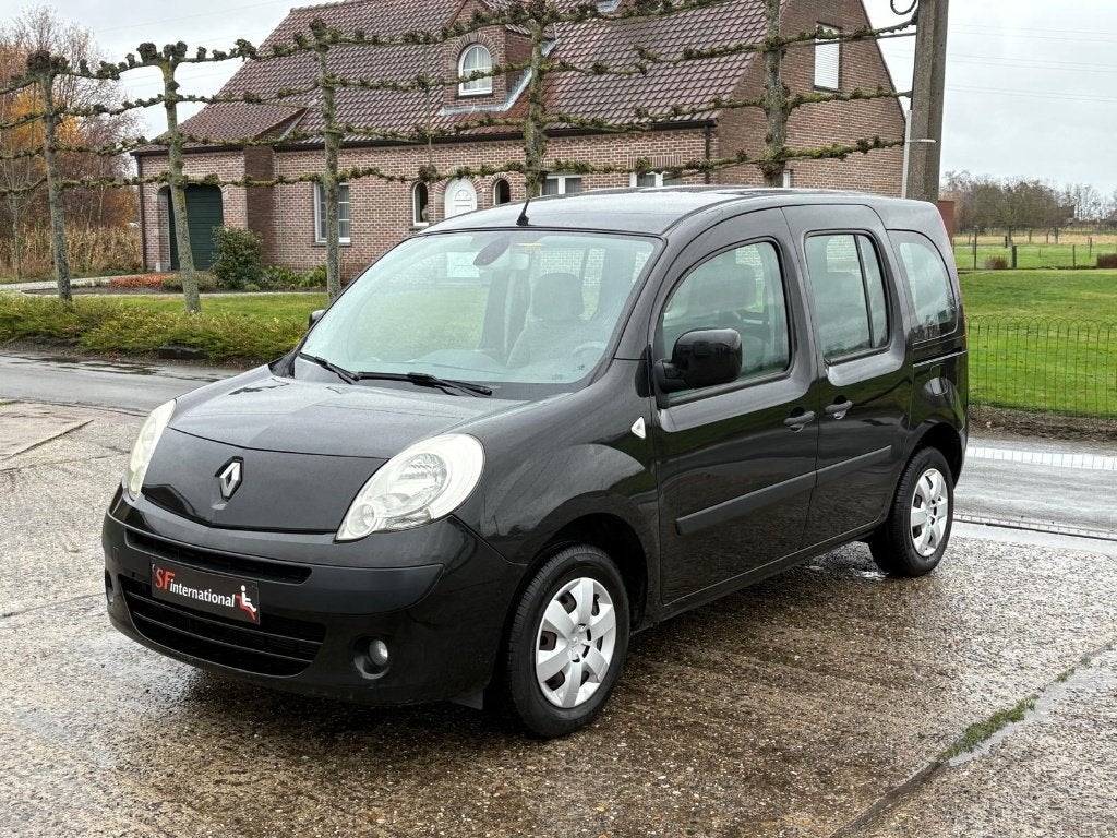 ️♿️Renault Kangoo 1.5DCI Rolstoelauto Invalide TPMR, Monovolume, Zwart, Bedrijf, Kangoo