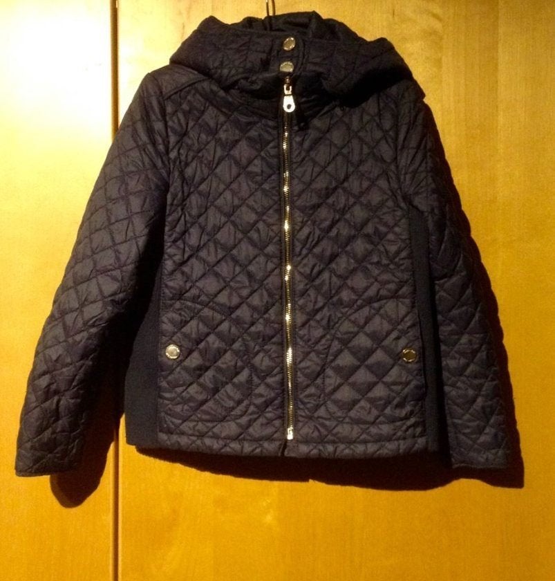 Massimo Dutti doorgestikte jas (Meisje) – Maat • 5-6 jaar, Meisje, Trui of Vest, Ophalen of Verzenden, Zo goed als nieuw