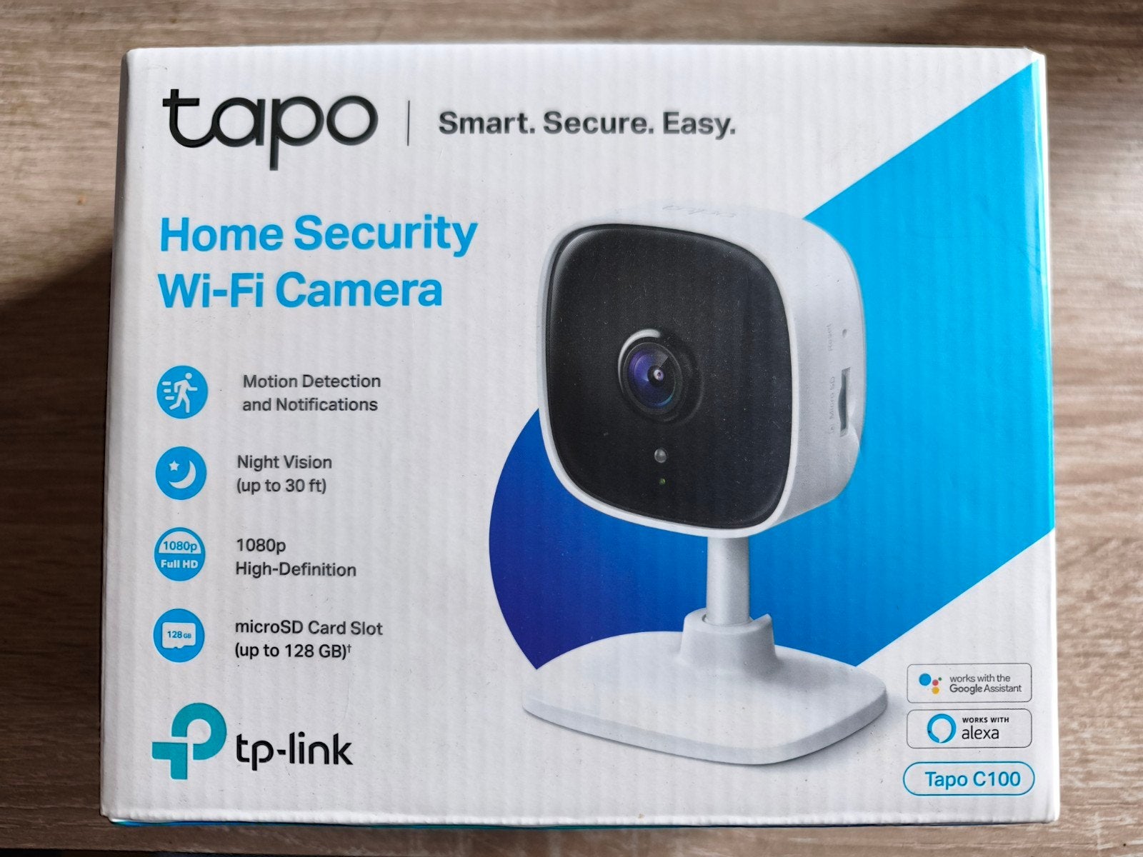 Home Security Wi-Fi Caméra (Tapo)., Enlèvement, Utilisé, Caméra d'intérieur