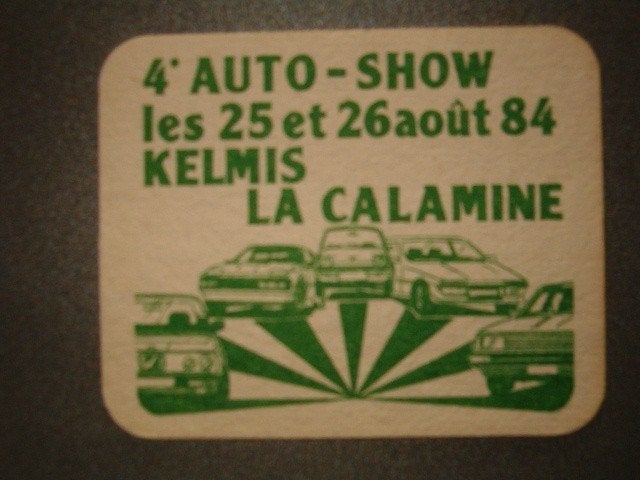 Sous-bock Stella Artois 15:R/V : 25-08-84 Kelmis La Calamine, Enlèvement ou Envoi, Utilisé, Sous-bock, Stella Artois