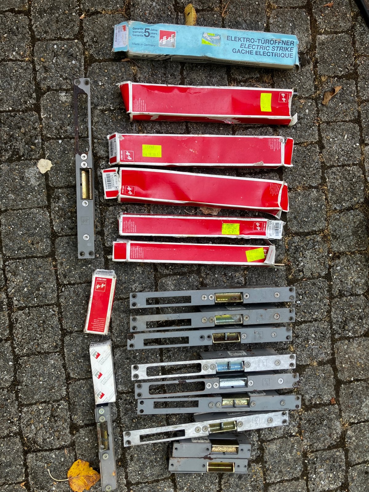 Lot de gâches électriques effeff, Bricolage & Construction, Enlèvement ou Envoi, Comme neuf