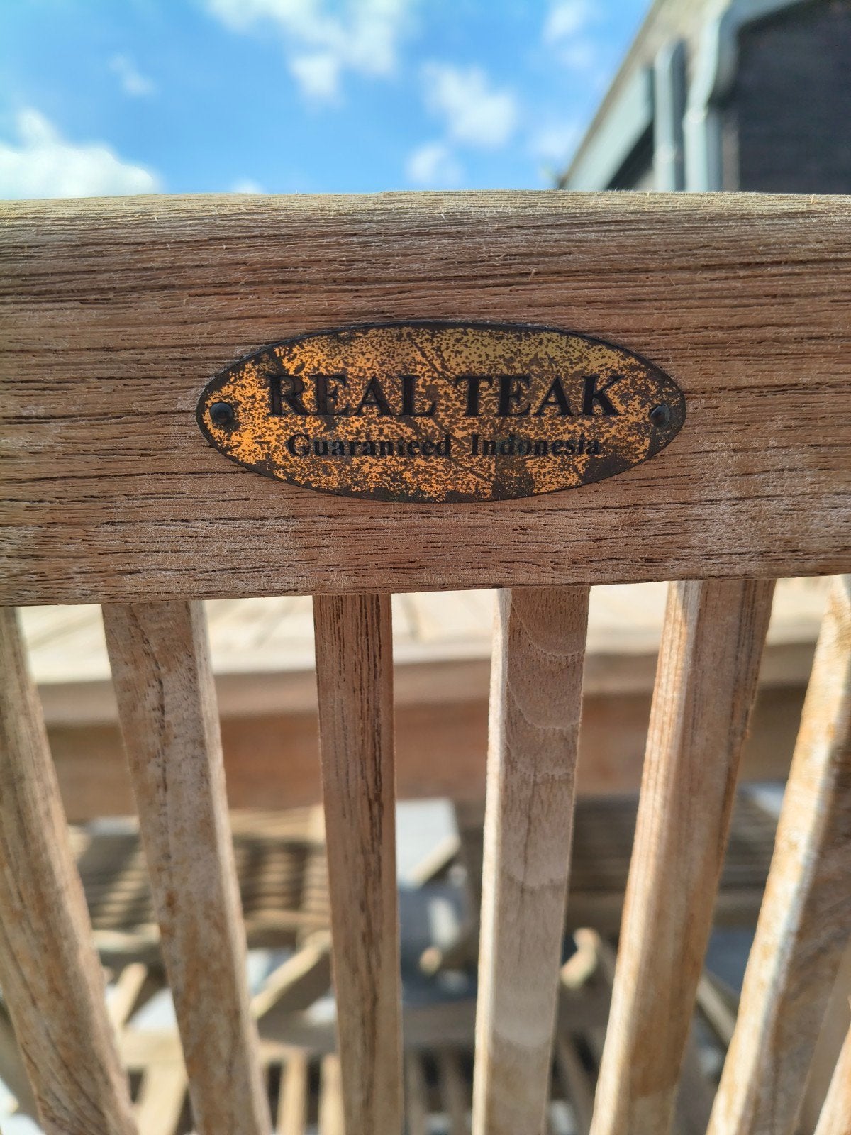 Teak tuintafel met 5 stoelen, Ophalen, Rechthoekig, Hout