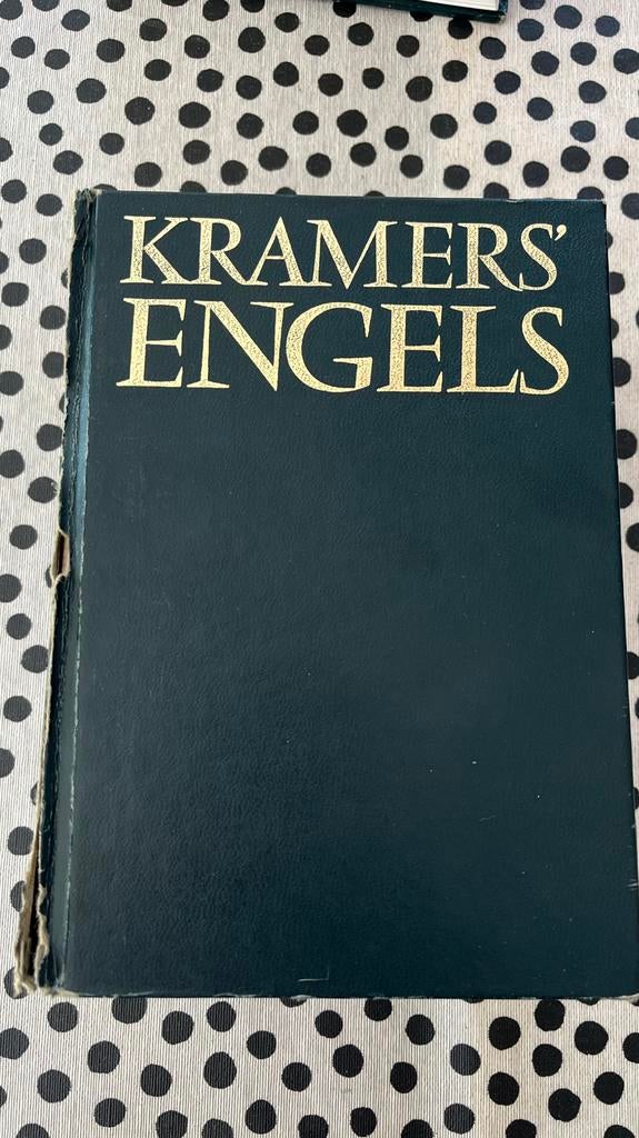 Woordenboek Kramers, Ophalen, Gelezen, Kramers, Engels