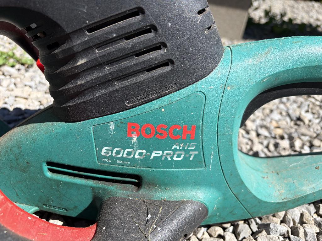 Taille-haie Bosch PRO AHS 6000-PRO-T en bon état, OFFREZ, Enlèvement, Utilisé, Électrique, Bosch