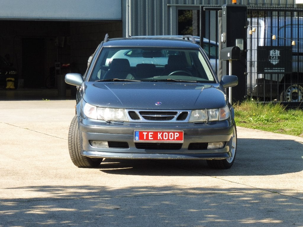 Saab 9-5, 2.3, 2000, 1ste Eig, Leder, Cruise, Zetelverw.,..., Autos, Cuir, Argent ou Gris, Achat, Entreprise