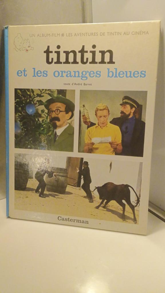 Tintin et les oranges bleues en première édition de 1965., Enlèvement ou Envoi