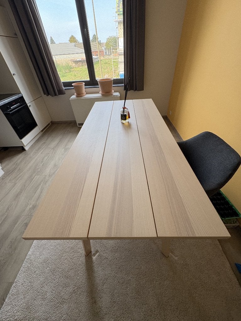 Table salle a manger (Ypperlig), Maison & Meubles, 150 à 200 cm, Cinq personnes ou plus, Comme neuf, Enlèvement