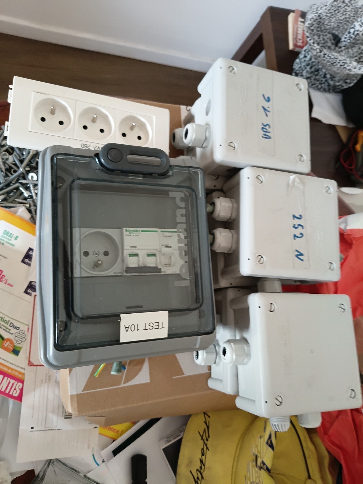 Lot electrique, Bricolage & Construction, Enlèvement
