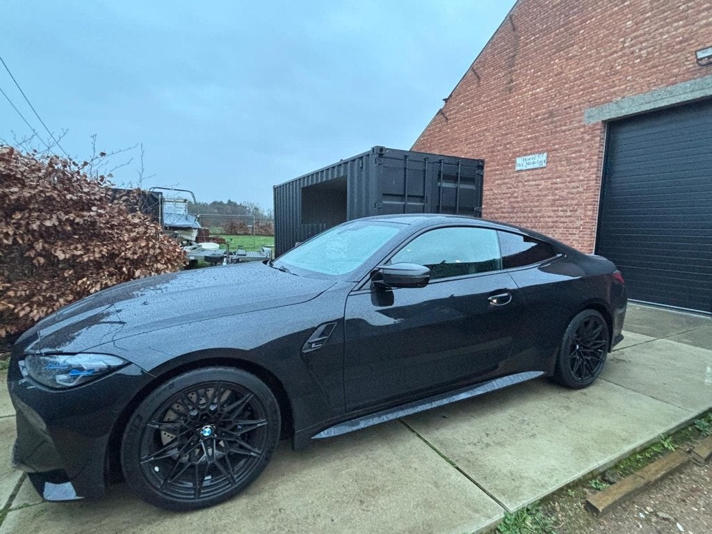 BMW M4 Competition X-Drive, Auto's, Automaat, 4 zetels, Zwart, Leder