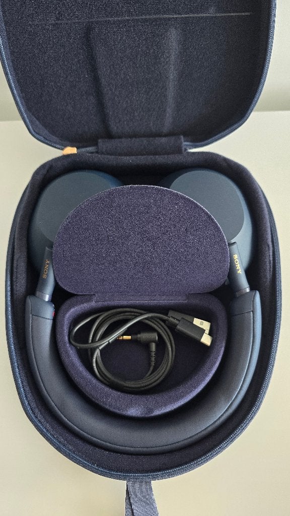 Sony WH-1000XM5, Ophalen of Verzenden, Zo goed als nieuw, Draadloos, Blauw