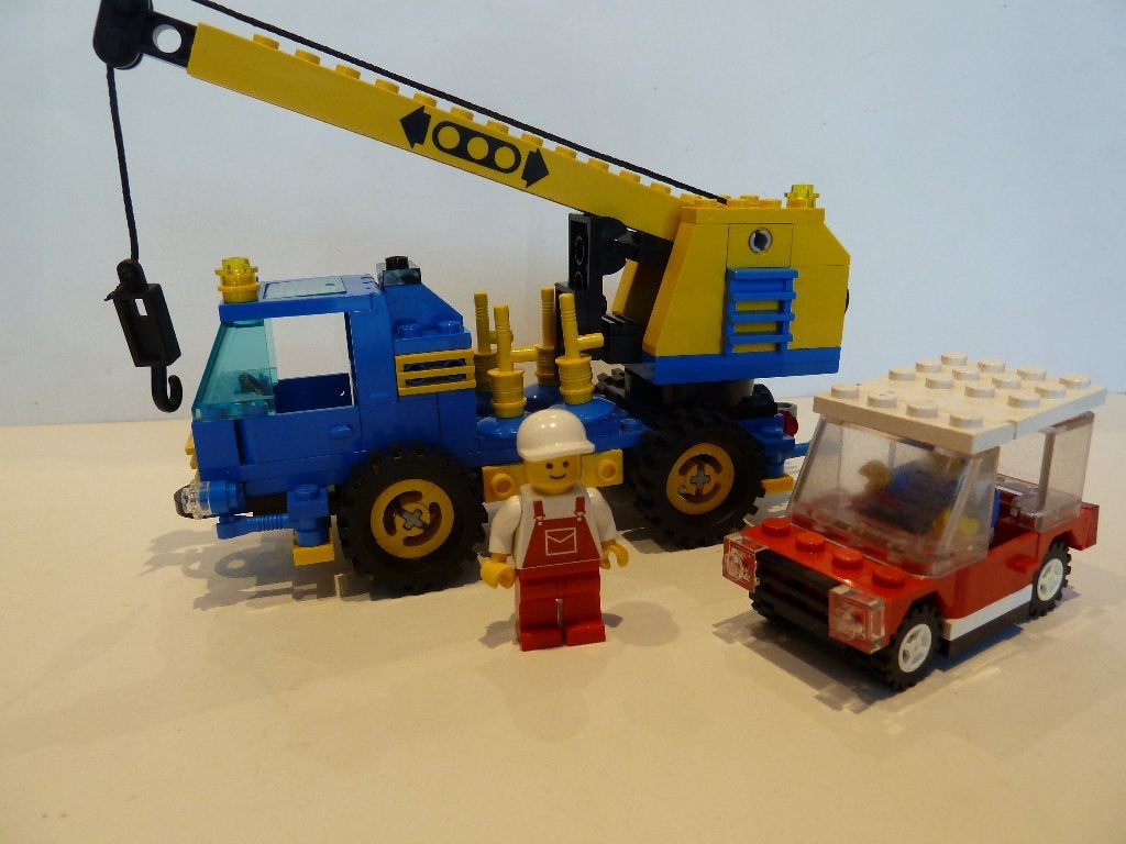 Lego Town Vehicles 1489 Mobile Car Crane, Gebruikt, Lego, Ophalen of Verzenden, Compleet