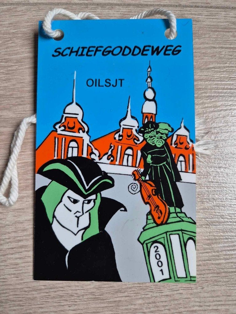 Carnaval Aalst medaille Schiefgoddeweg 2001, Ophalen of Verzenden