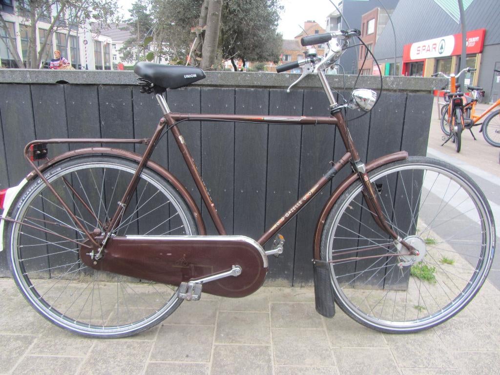 Gazelle vintage herenfiets, oerdegelijk! volledig in orde, Fietsen en Brommers, Ophalen, Gazelle