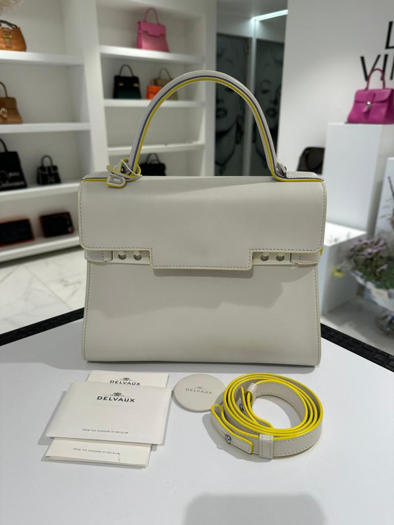 Delvaux Tempete MM Ivory, Bijoux, Sacs & Beauté, Sacs | Sacs Femme, Comme neuf, Sac à main, Enlèvement