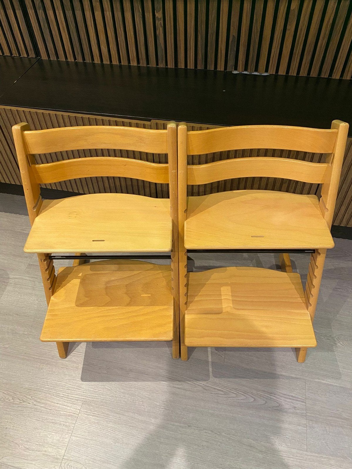 Tripp trapp stoelen naturel, Ophalen