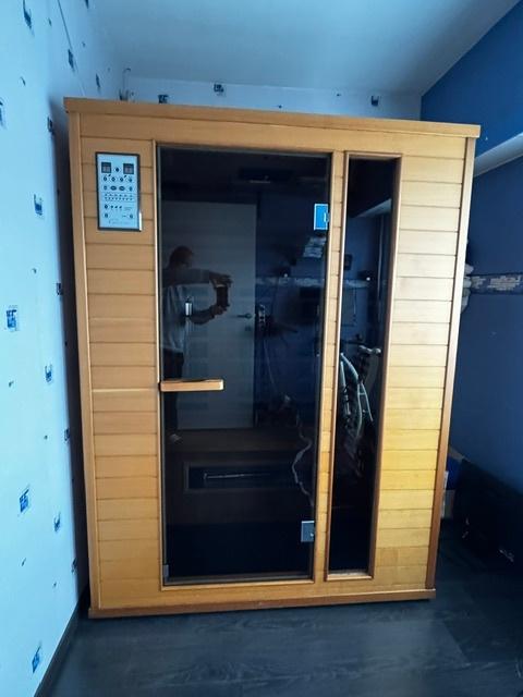 Infrarood cabine Health Line, Ophalen, Zo goed als nieuw, Infrarood, Complete sauna