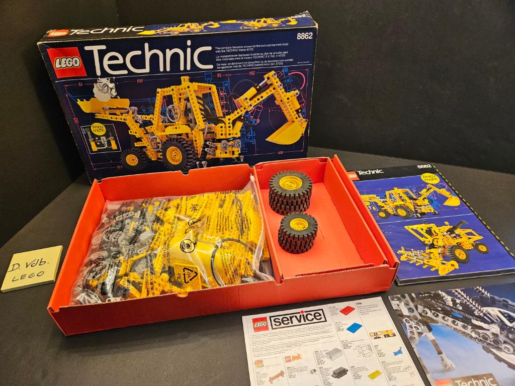 LEGO Technic Construction 8862 Backhoe MET DOOS, Lego, Ophalen of Verzenden, Zo goed als nieuw, Technic