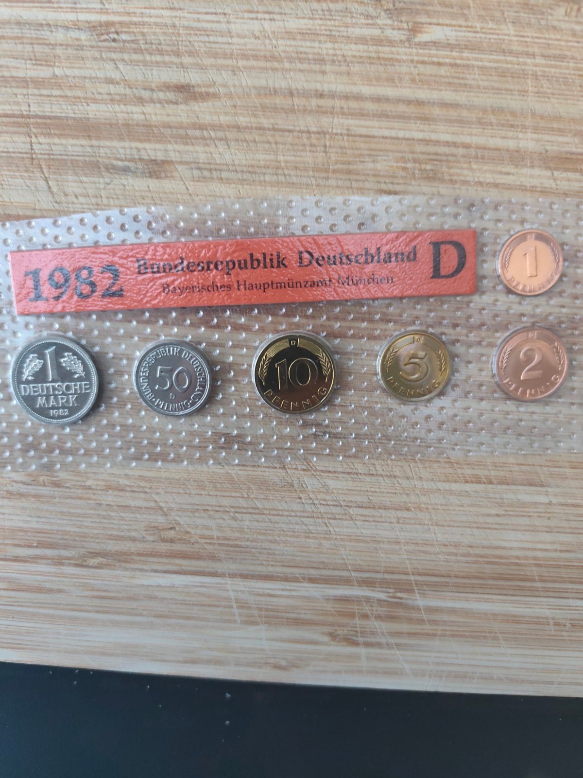 Set de pièces de monnaie Allemagne 1982 - Atelier D (Munich), Enlèvement ou Envoi, Allemagne