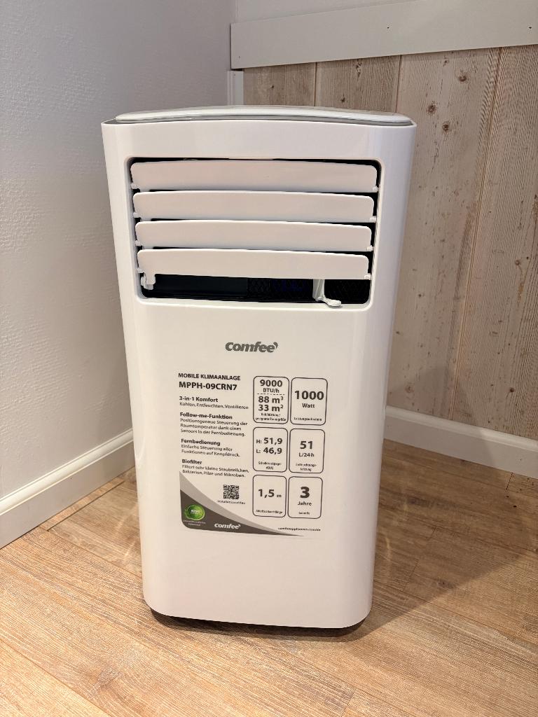 Climatiseur portable - pour pièce jusqu'à 33m2, Electroménager, Climatiseurs, Comme neuf, Enlèvement, Classe énergétique A ou plus économe