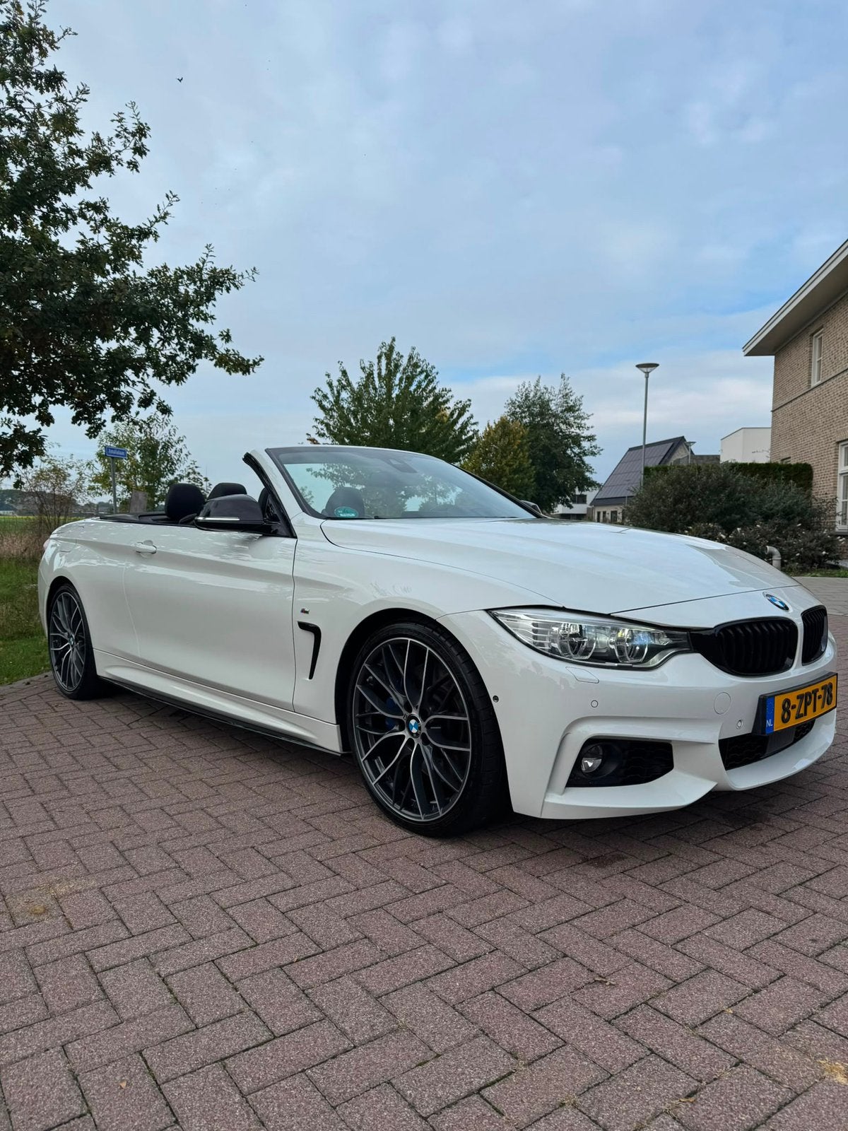 BMW 435i cabriolet 2015 origineel NL en Dealer onderhouden, Automaat, Achterwielaandrijving, Zwart, Cabriolet