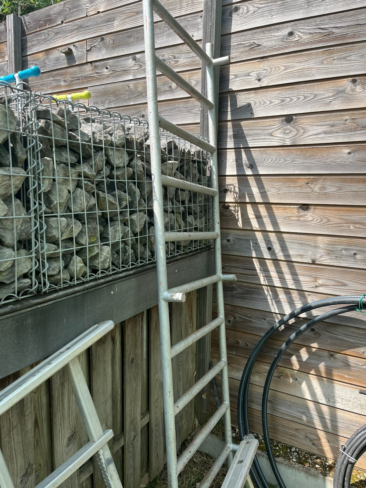 Ladder in metaal, Ophalen, Gebruikt