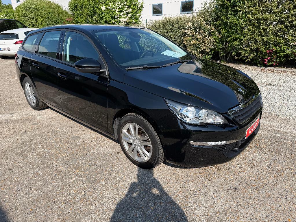 Peugeot 308, Auto's, Peugeot, Stof, 109 g/km, Zwart, 5 deurs