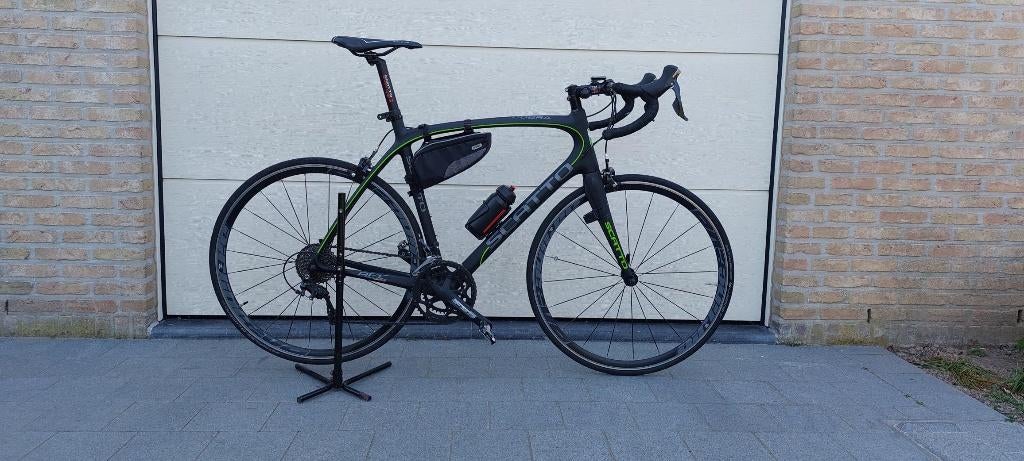 carbonfiets Scatto kader 57, 28 inch, Velgrem, 57 tot 61 cm, Meer dan 20 versnellingen