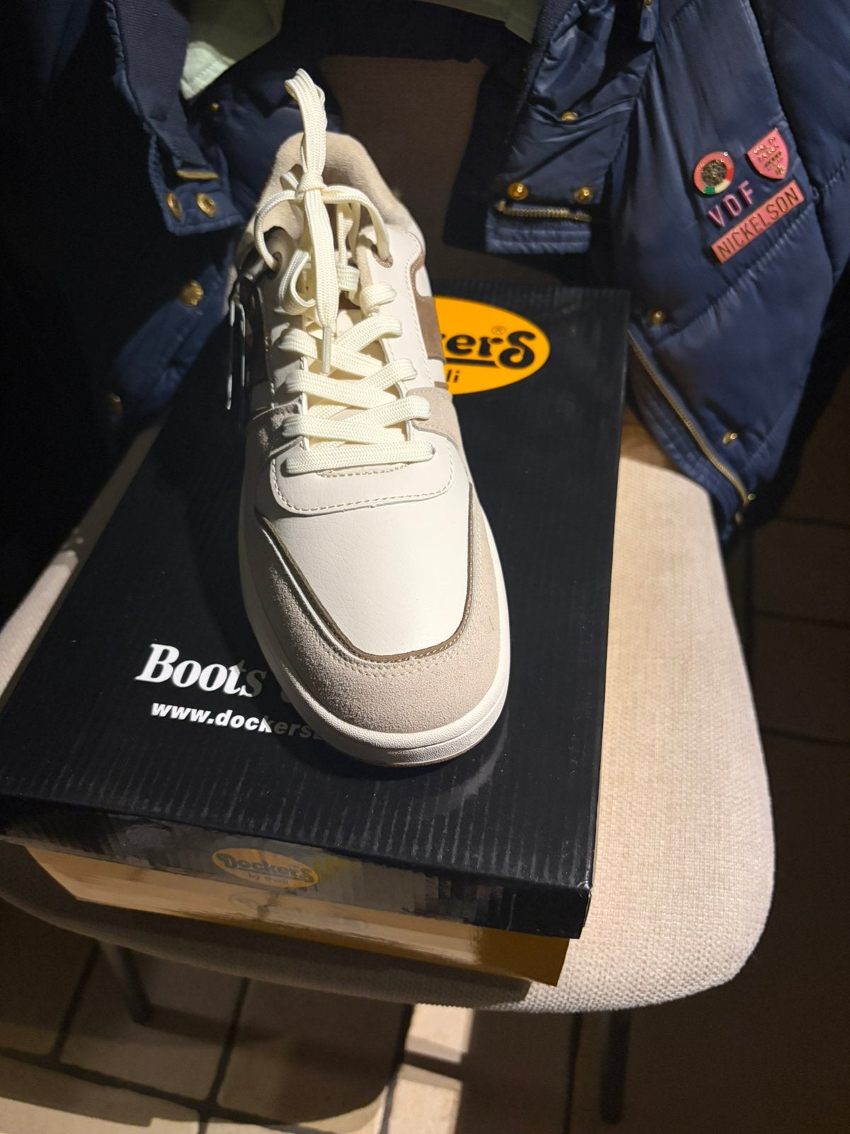 Splinternieuwe schoenen maat 42 dockers, Ophalen, Wit, Nieuw, Sneakers