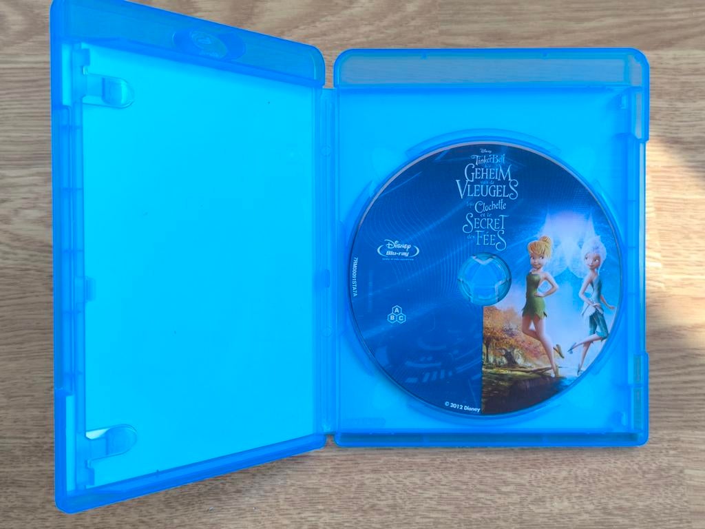 Tinkerbell Blu ray - Tinkerbell het geheim van de vleugels., Ophalen of Verzenden